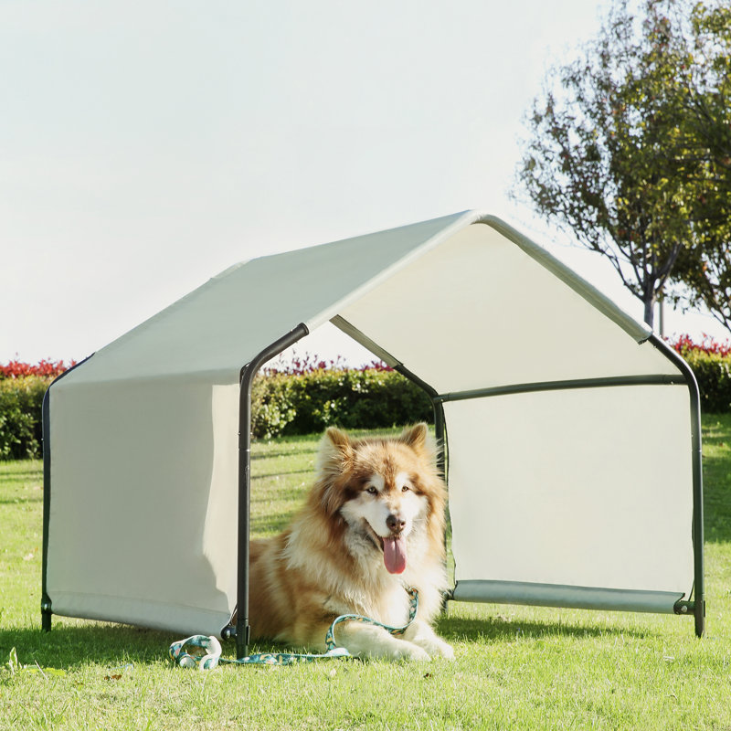Tucker Murphy Pet Outside Canopy Pet House Dog House 4 x4 x3 Dog Shade Shelter Outdoor Tent Reviews Wayfair
